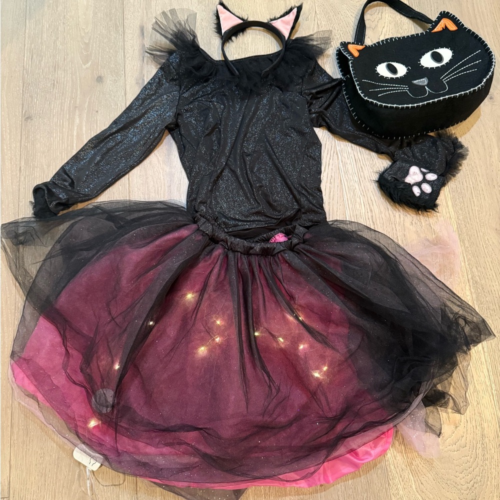 Pottery Barn Kids Light-Up Cat Tutu Costume